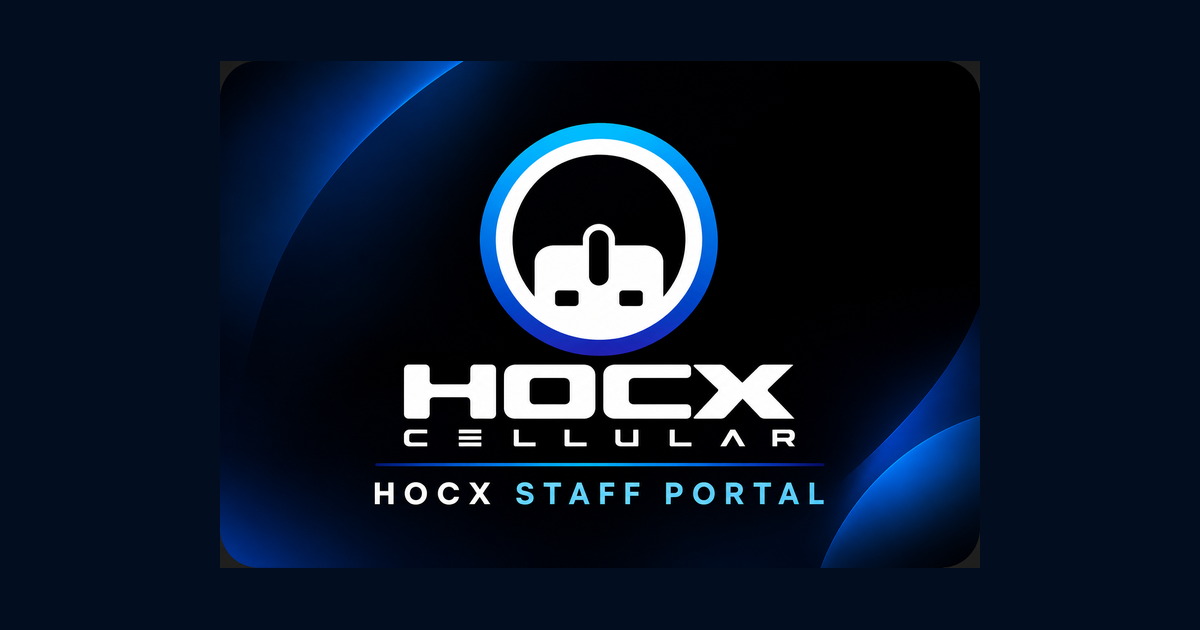 HOCX Cellular Staff Portal